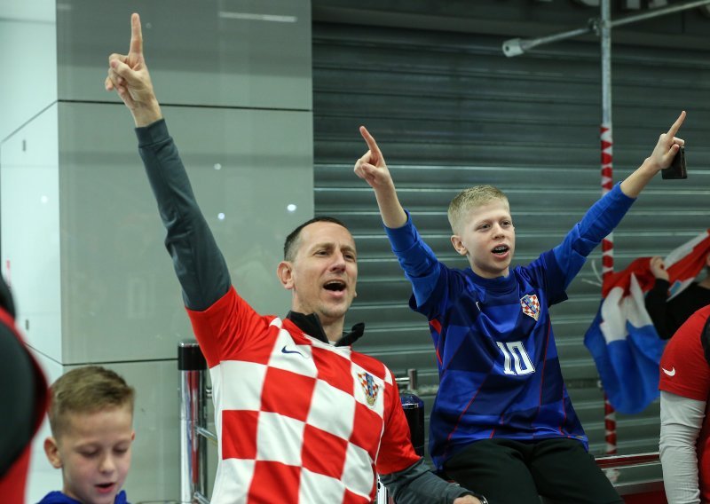 Doček rukometaša u Zračnoj luci Franjo Tuđman