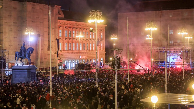Zagreb: Doček rukometaša