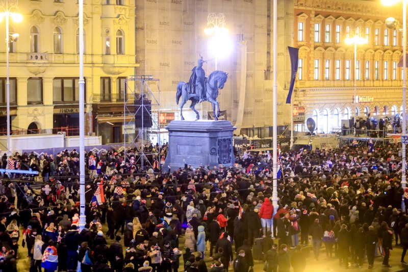 Zagreb: Doček rukometaša