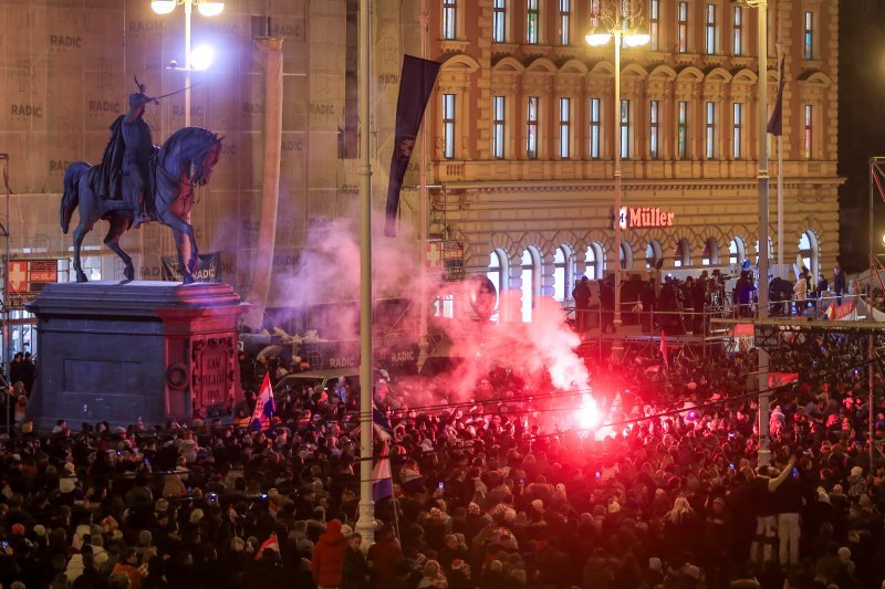 Zagreb: Doček rukometaša