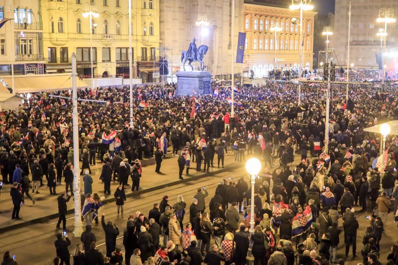 Zagreb: Doček rukometaša