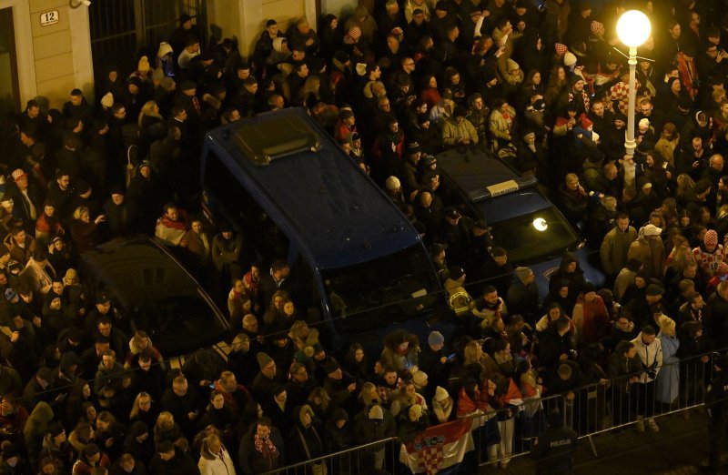 Zagreb: Doček rukometaša