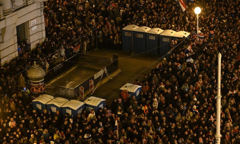 Zagreb: Doček rukometaša