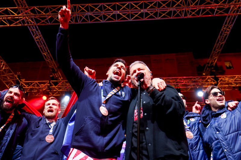 Zagreb: Doček rukometaša