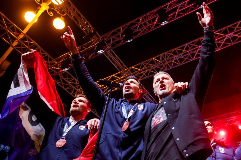 Zagreb: Doček rukometaša