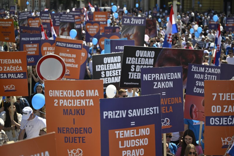 Hod za život u Zagrebu