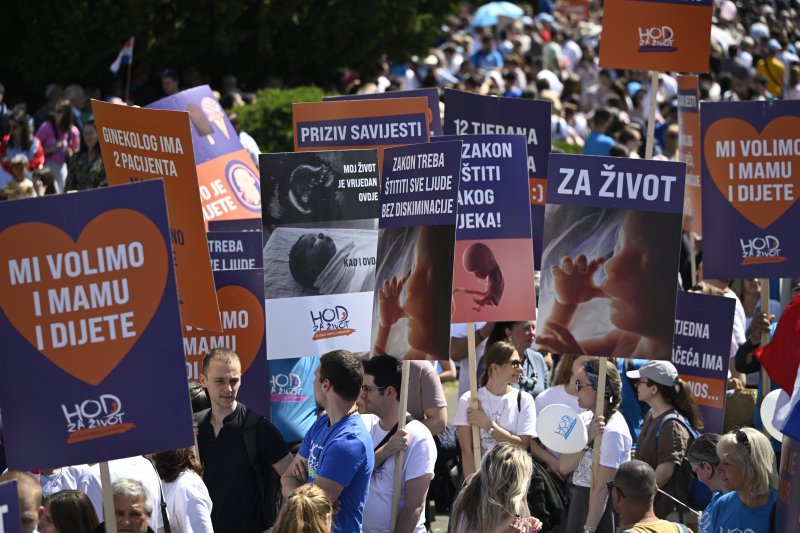 Hod za život u Zagrebu