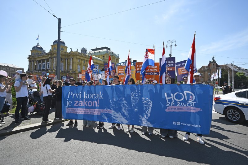 Hod za život u Zagrebu