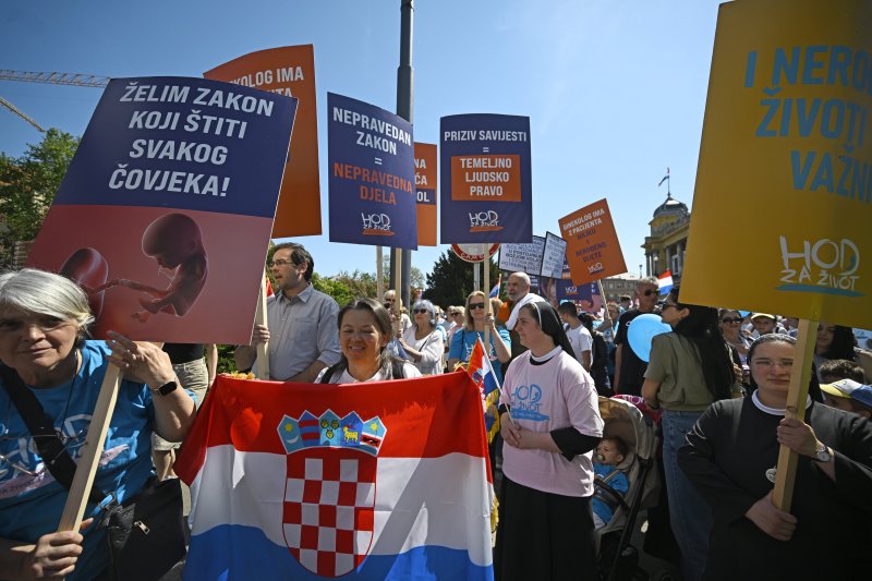 Hod za život u Zagrebu