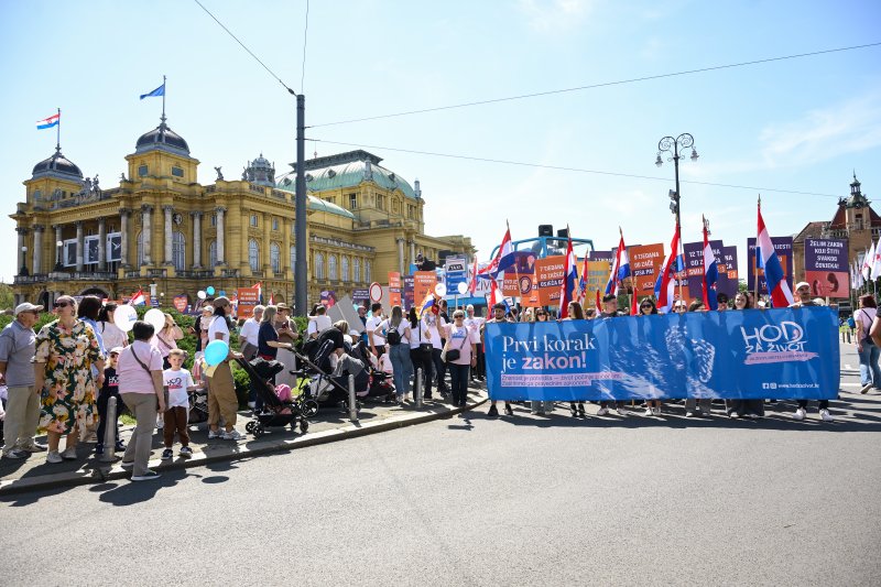 Hod za život u Zagrebu