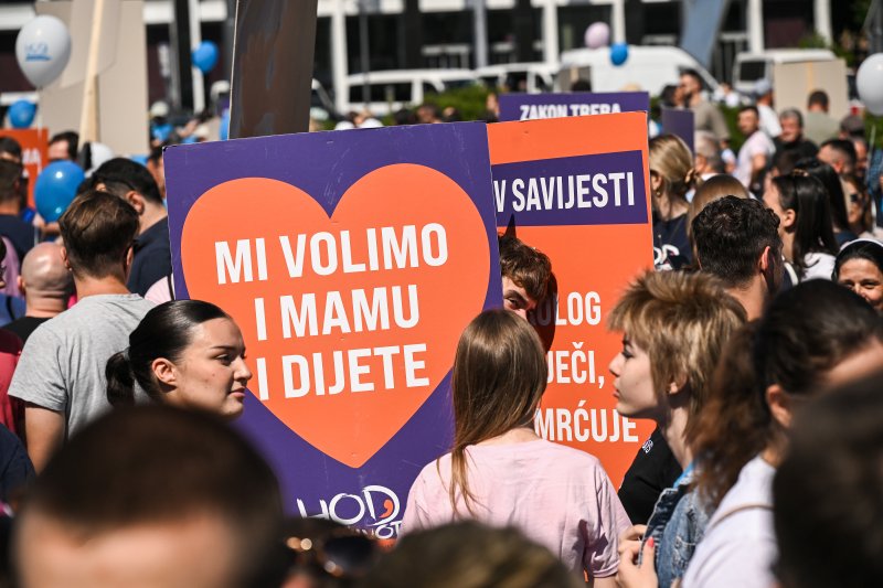 Hod za život u Zagrebu