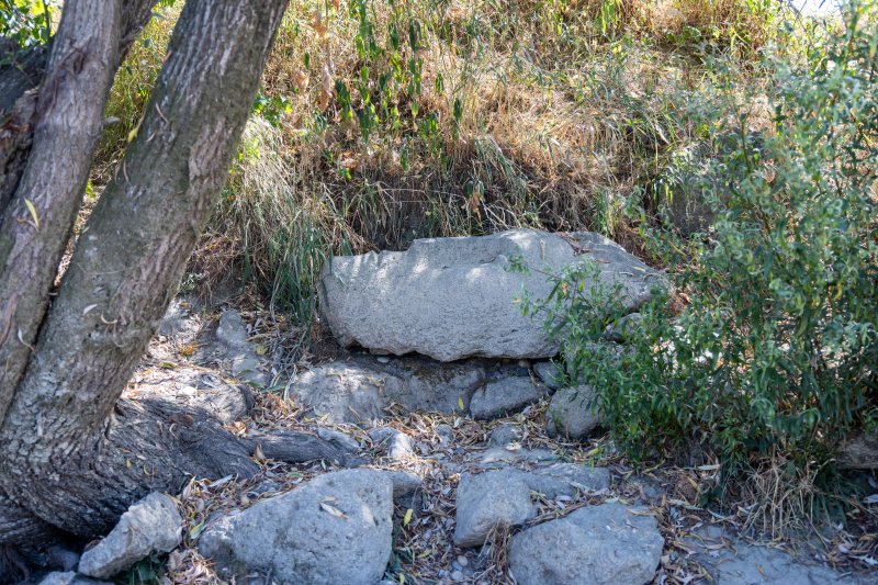 Zagreb: Ispod Hendrixova mosta izronila kamena skulptura 'Vodan'