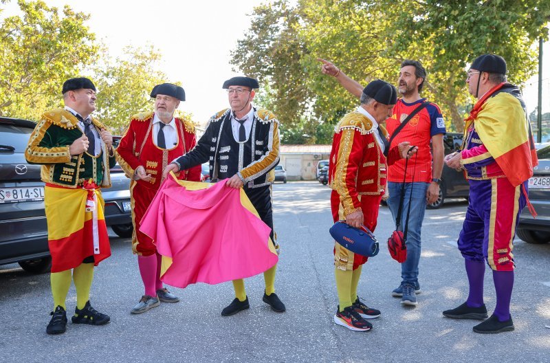 Split: Hrvatski i španjolski navijači u sjajnoj atmosferi uoči utakmice Lige nacija
