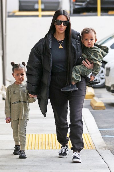 Kim Kardashian s North i Westom