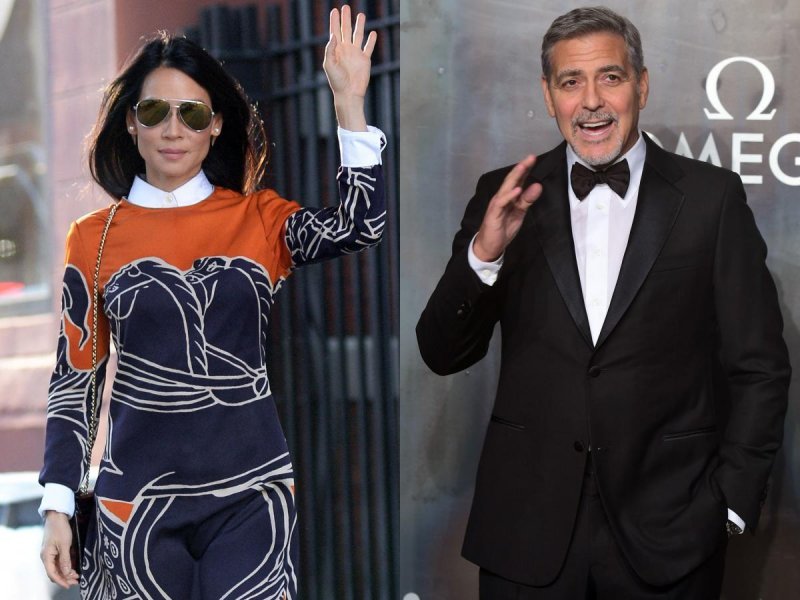 Lucy Liu i George Clooney