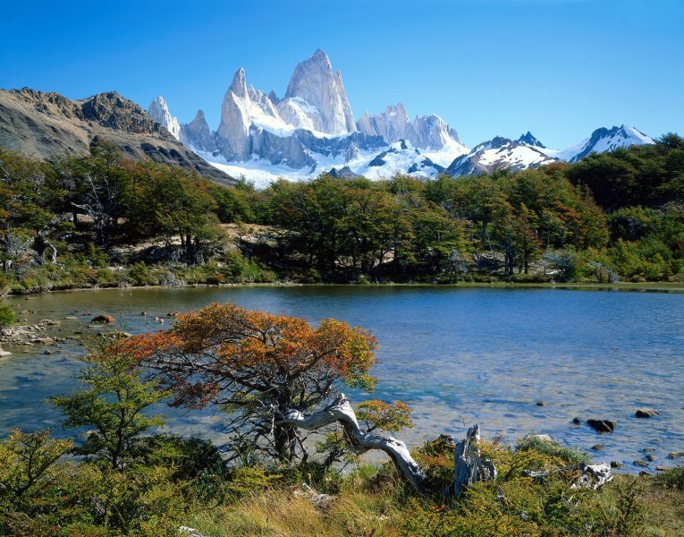 Masiv Fitz Roy, Nacionalni park Los Glaciares, Ande, Patagonija, Argentina
