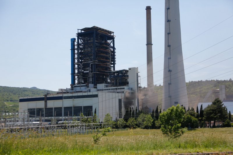 Požar u termoelektrani Plomin