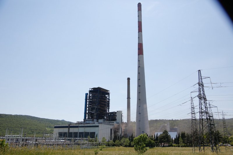 Požar u termoelektrani Plomin