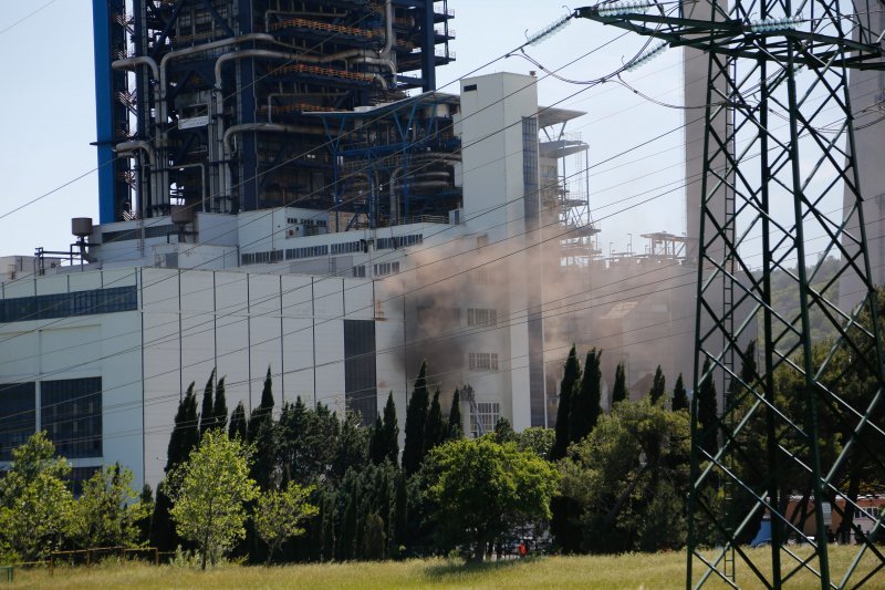 Požar u termoelektrani Plomin