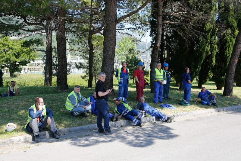 Požar u termoelektrani Plomin