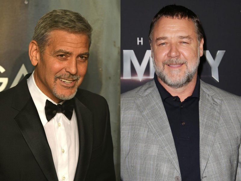 George Clooney i Russell Crowe