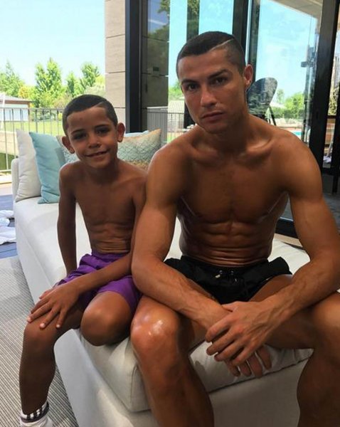 Christiano Ronaldo i sin