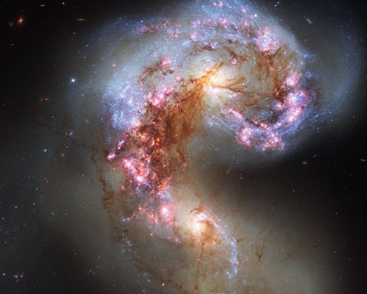 Novi pogled na galaksije Antene