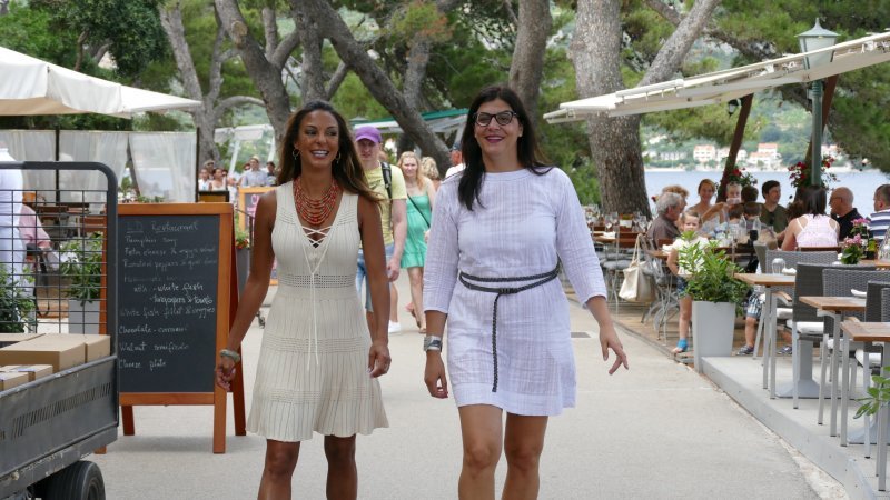 Glumica Eva LaRue na Korčuli
