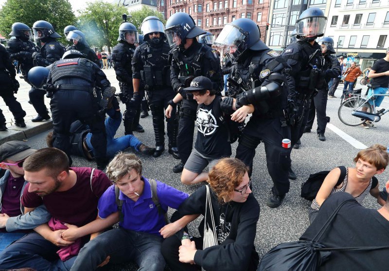 Drugi dan prosvjeda protiv skupa G20 u Hamburgu