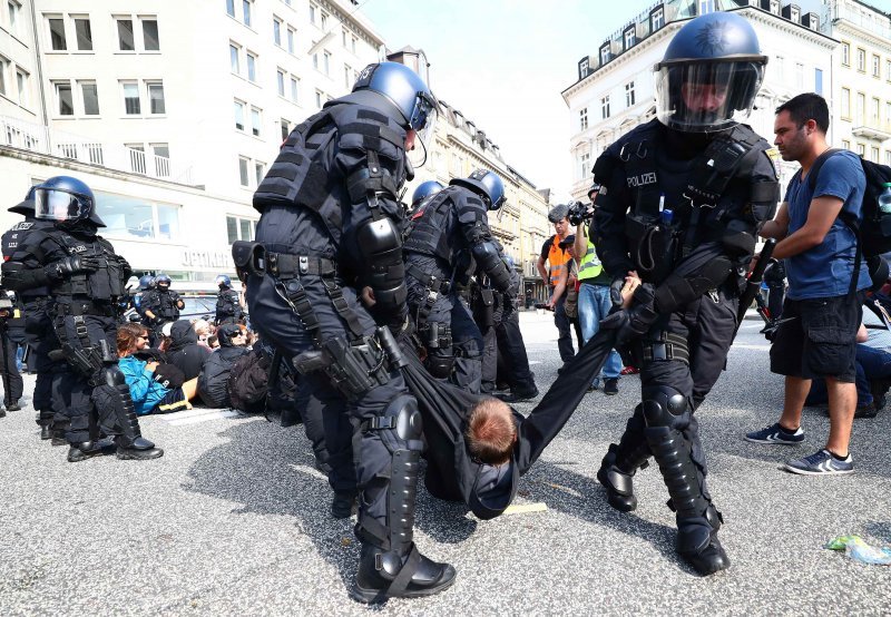 Drugi dan prosvjeda protiv skupa G20 u Hamburgu