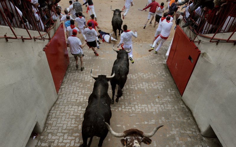 Utrka s bikovima u Pamploni