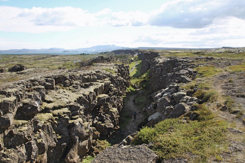 Thingvellir, Island (Put do dvorca Eyrie)