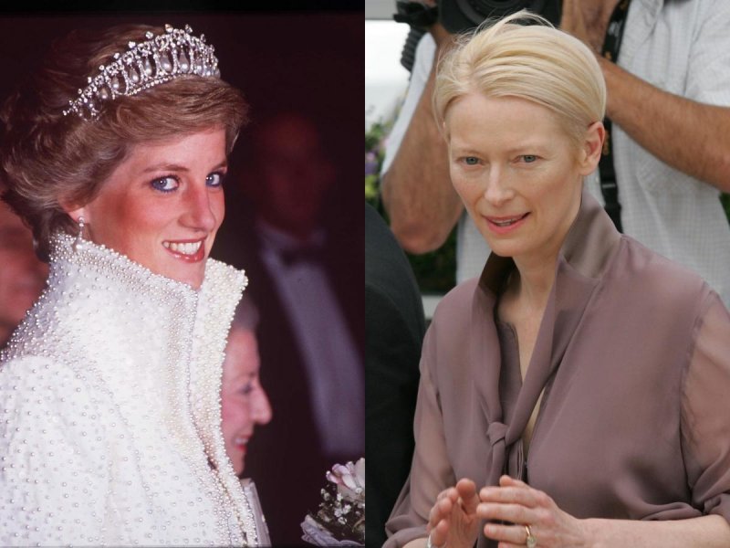 Princeza Diana i Tilda Swinton