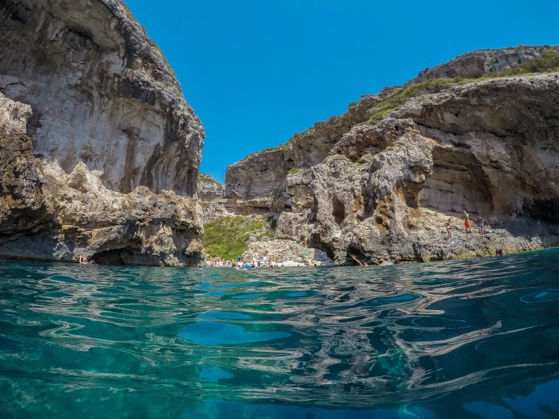 Panoramske fotografije uvale Stiniva