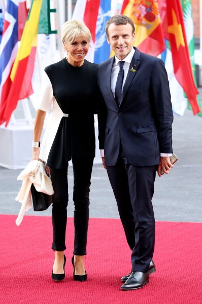 Emmanuel i Brigitte Macron