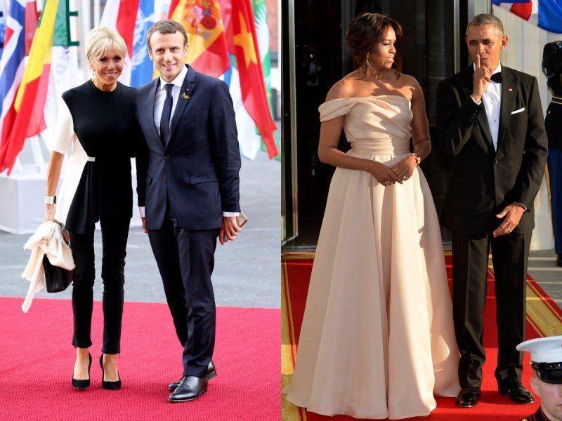 Najbolje odjeveni parovi: Brigitte i Emmanuel Macron te Michelle i Barack Obama