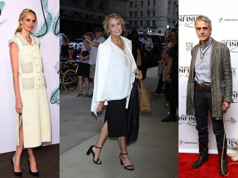 Lauren Santo Domingo, Lauren Hutton i Jeremy Irons