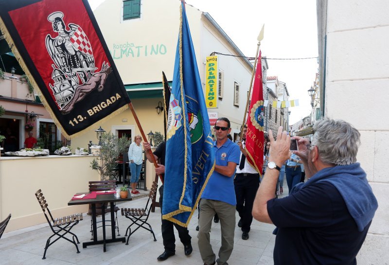 Mimohod povodom obilježavanja 26. obljetnice bitke za Šibenik