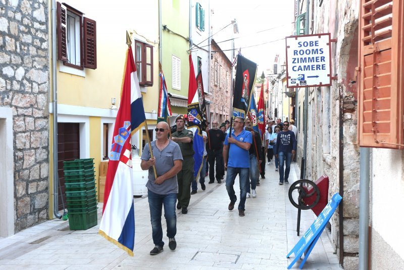 Mimohod povodom obilježavanja 26. obljetnice bitke za Šibenik