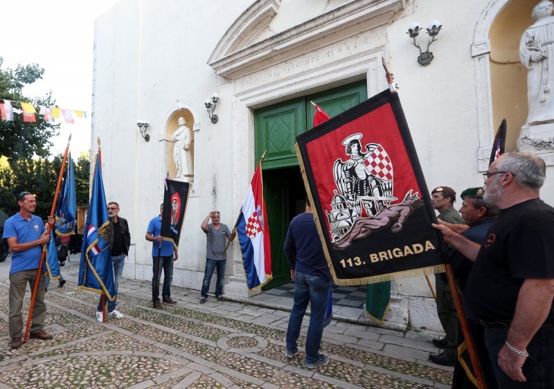 Mimohod povodom obilježavanja 26. obljetnice bitke za Šibenik