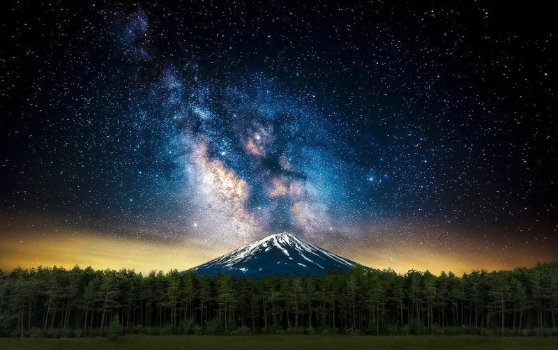 Planina Fuji, Mliječni put
