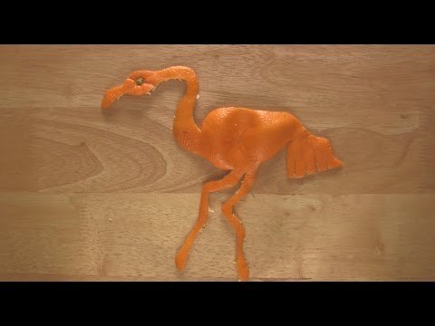 Plamenac - Orange Origami Art