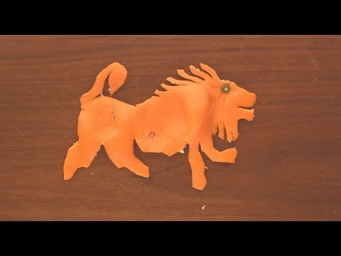 Lav - Orange Origami Art