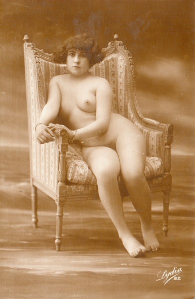Lydia - akt mlade žene u fotelji (1910.)
