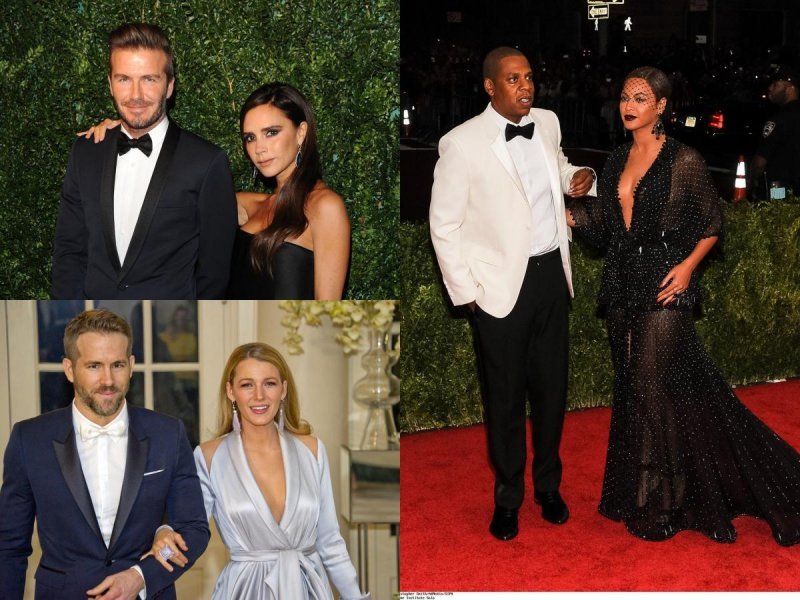 Viktoria i David Beckham, Beyoncé i Jay Z i Blake Lively i Ryan Reynolds