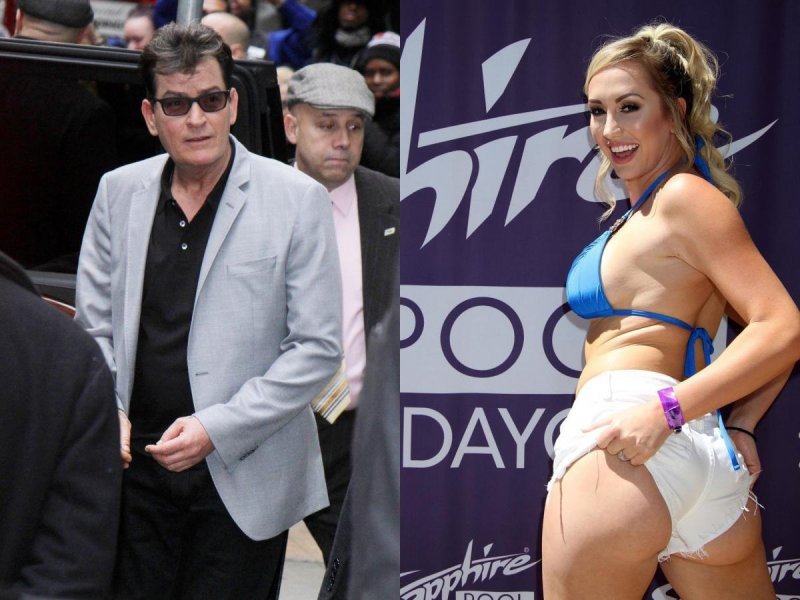 Charlie Sheen i Brett Rossi