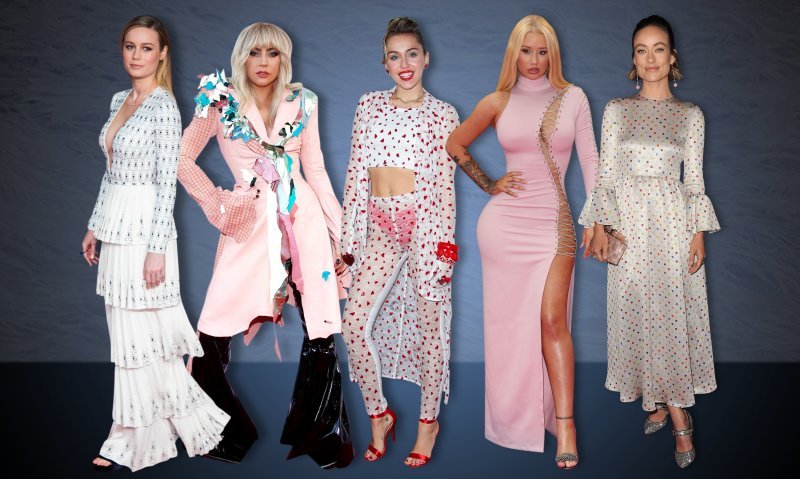 Brie Larson, Lady Gaga, Miley Cyrus, Iggy Azalae i Olivia Wilde