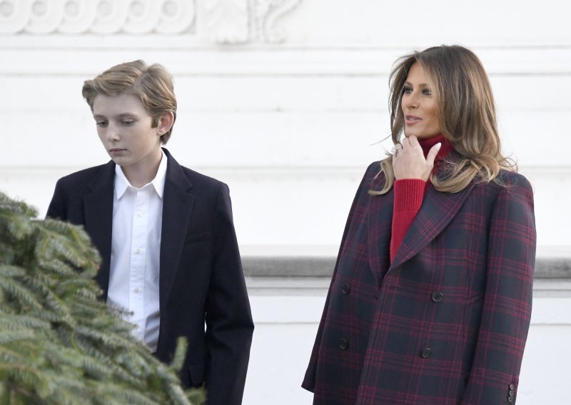 Melanija Trump i njezin sin Barron Trump