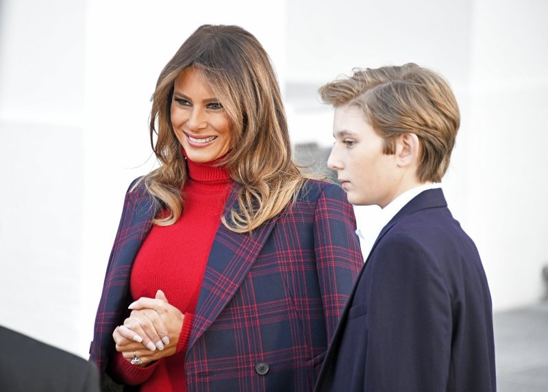 Melanija Trump i njezin sin Barron Trump