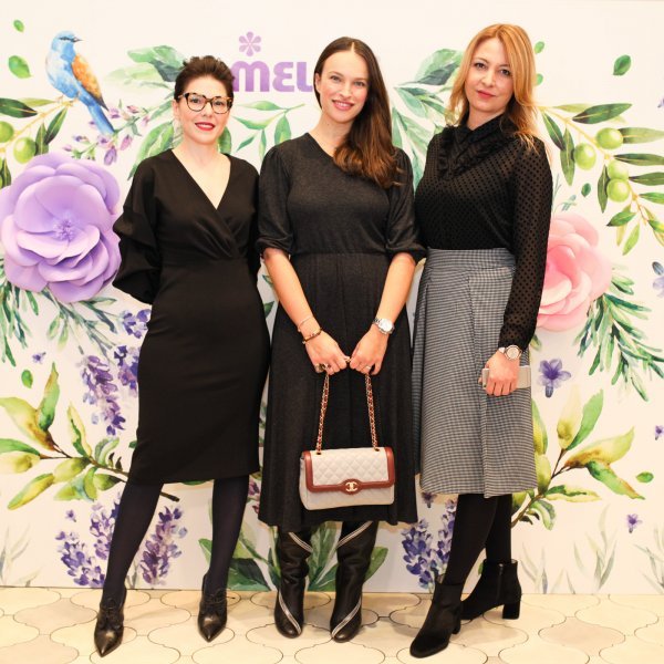 Lucija Gluščević, brand managerica Melema, Ljupka Gojić Mikić, Tina Roso, direktorica Neve